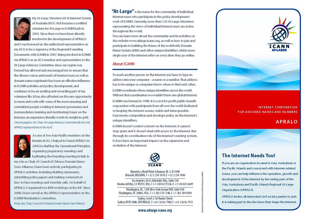 Tri-fold APRALO Brochure 2010 - 1