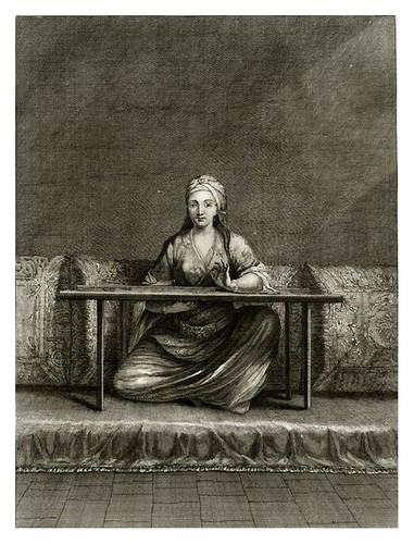 022-Mujer turca bordando-Recueil de cent estampes…1714- M. Le Hay