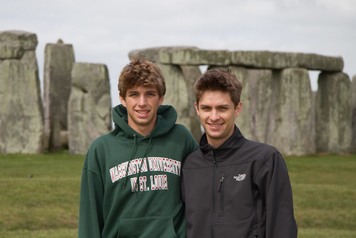Kevin and Eric at Stonehenge
