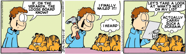 Garfield: Lost in Translation, January 5, 2010