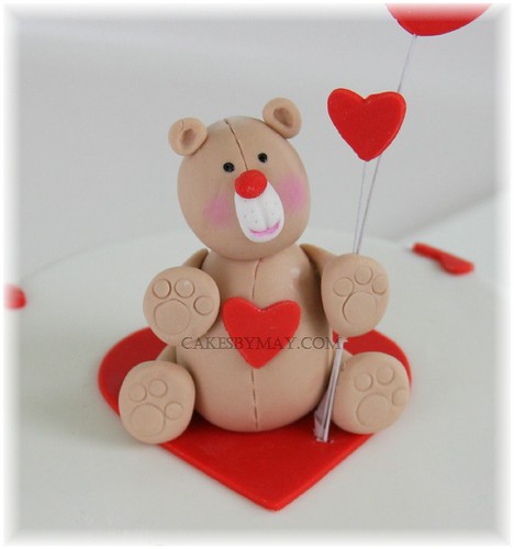valentine teddy bear. Valentine#39;s Teddy Bear Cake