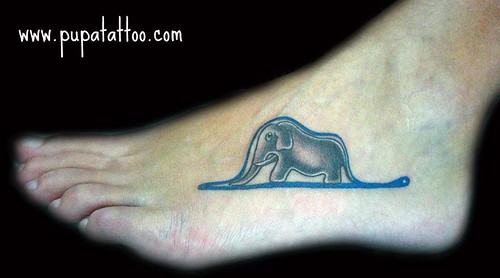 tatuaje elefante Pupa Tattoo Granada