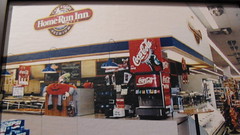 The Home Run Inn pizza concession stand inside the Jewel Osco store at Melrose Park Illinois.