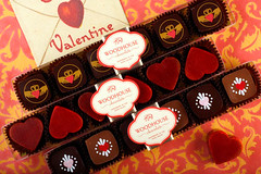 Woodhouse Chocolate filled hearts