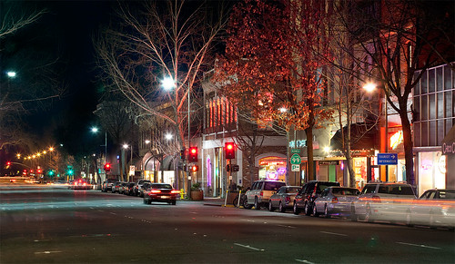 Downtown Chico at Night
