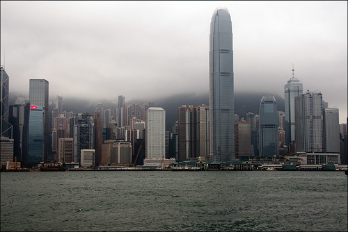 Hong Kong skyline by day by