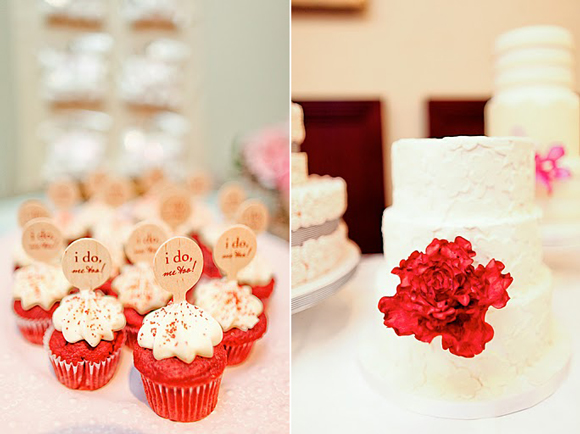 Red Velvet Cupcakes - The Wedding Party