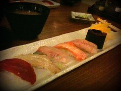 Nigiri sushi, Omakase course, Chiharu