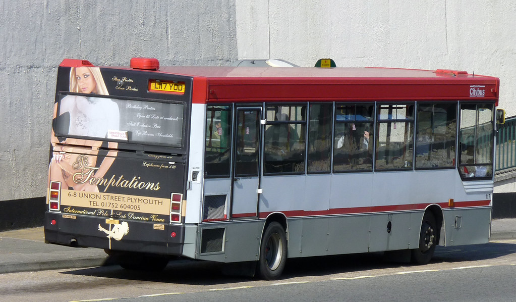Plymouth Citybus 117 L117YOD