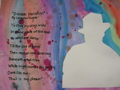 Langston Hughes Silhouette & Origonal Poem