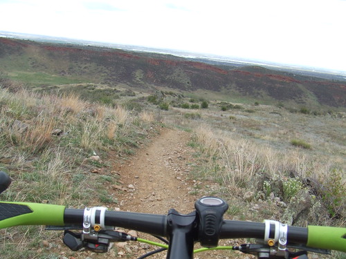 Trails were good...until the rain moved in.