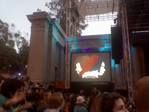 Waiting for Jermaine and Bret at the Greek Theater at Cal