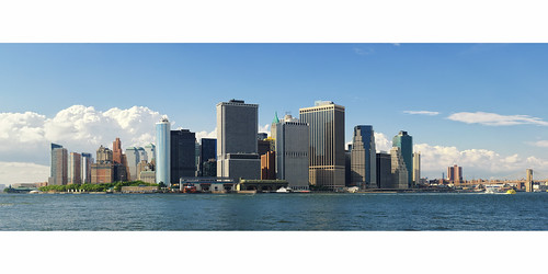 At the Same Moment, Lower Manhattan Panorama from Governor's Island, New York City