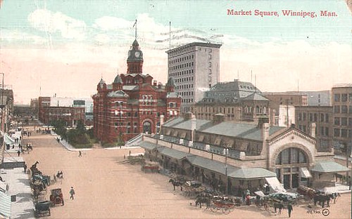 Market Square 1911 postcard