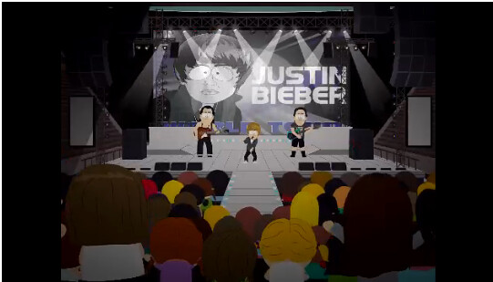 Justin Bieber in South Park