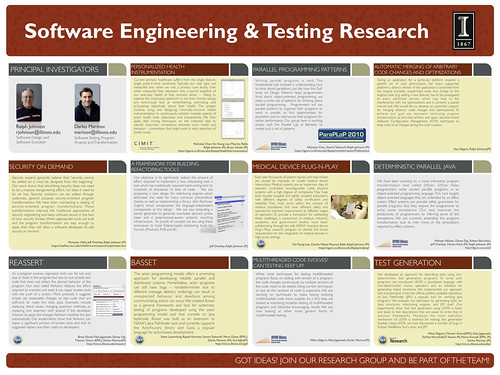 Software Engineering & Testing Research Poster