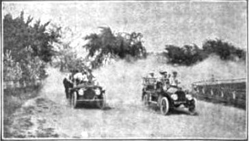 Joplin fire engines on race track