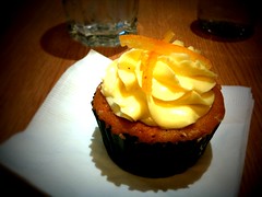 Banana cupcake with Marmalade Buttercream Frosting