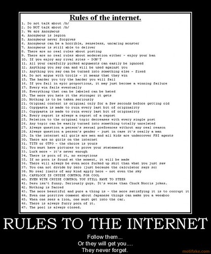 Rules Of The Internet