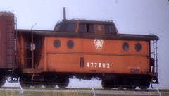 Pennsylavania Railroad caboose. Circa mid 1960's.
