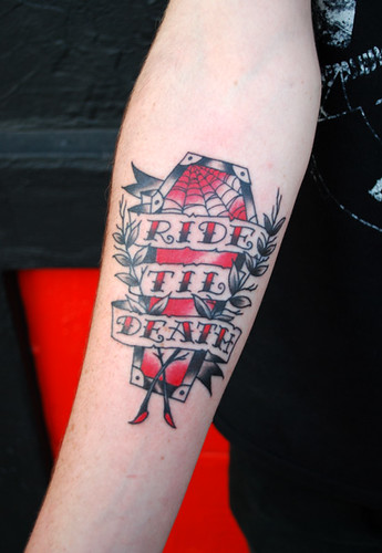 In Love And Death Tattoo. Ride #39;Til Death Tattoo
