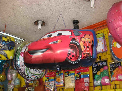 balloons cars