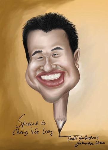 jit caricature by caricaturist Suardi