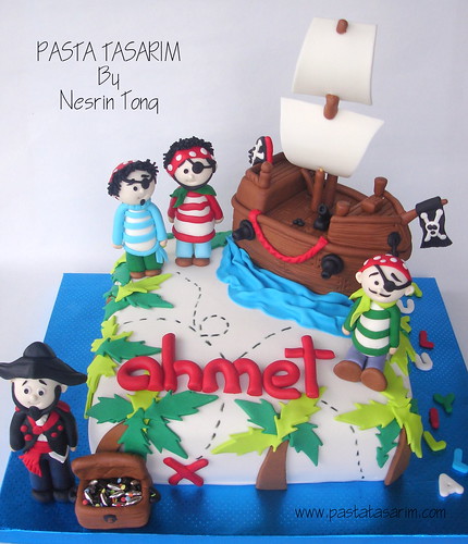 PIRATES CAKE- AHMET'S BIRTHDAY