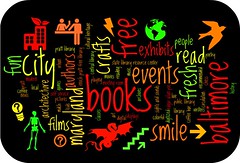 Pratt Library Wordle 2: books and shapes and more