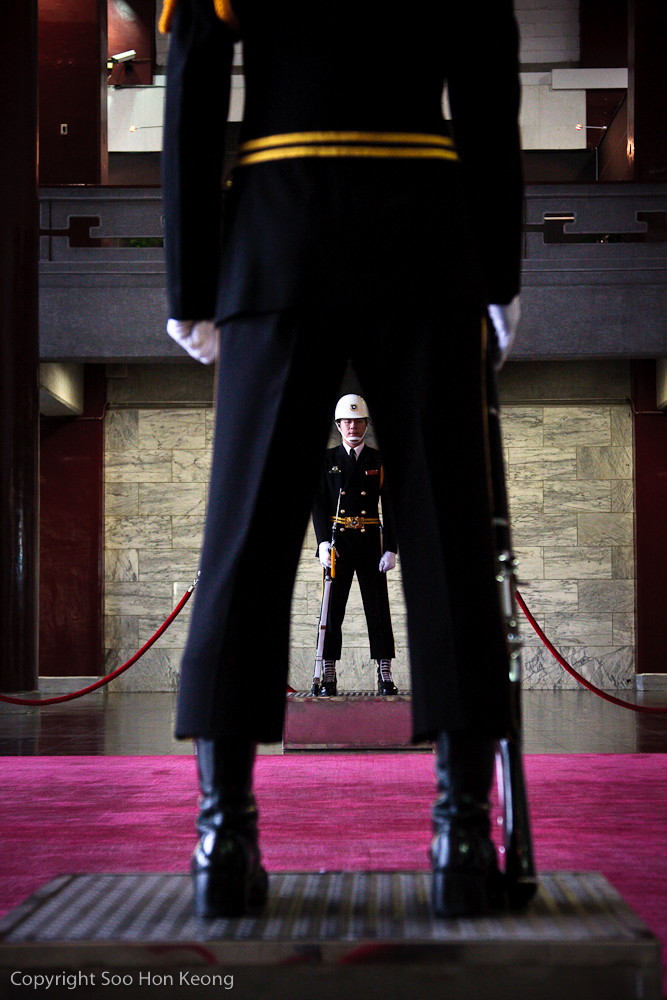 Guard on Guard @ Chiang Kai-Shek Memorial Hall, Taipei, Taiwan