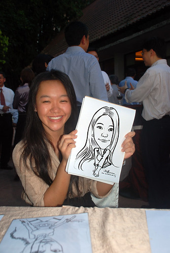 Caricature live sketching for Parkway Health - 3