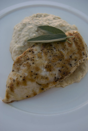 chicken and cannelini bean puree2