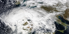 Violent Storm Strikes Western Europe