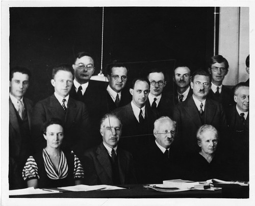 Physicists at the Seventh Solvay Physics Conference, Brussels, Belgium, October 1933, by Science Ser