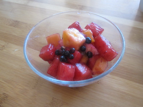Fruit salad from bistro lunch