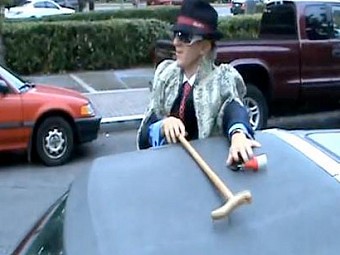 James O'Keefe's fake pimp costume from ACORN sting videos