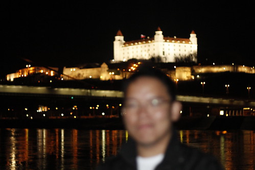 Bratislava Castle and I... I was out of focus