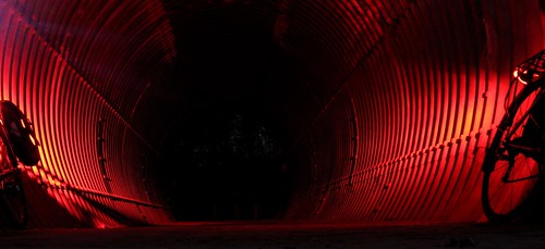 Tail-Lit Tunnel
