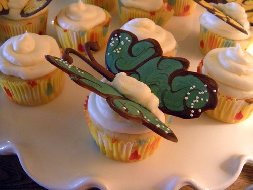 butterfly cupcake