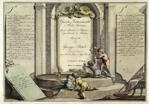 000-Portada-- Giuochi Trattenimenti e Feste Annue Che si Costumano in Toscana 1790- Giuseppe Piattoli