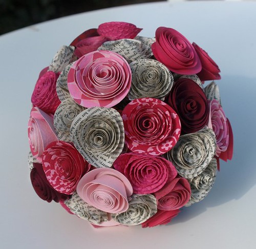 Paper Rose Bouquets