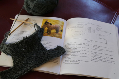 WIP: Knitted Donkey