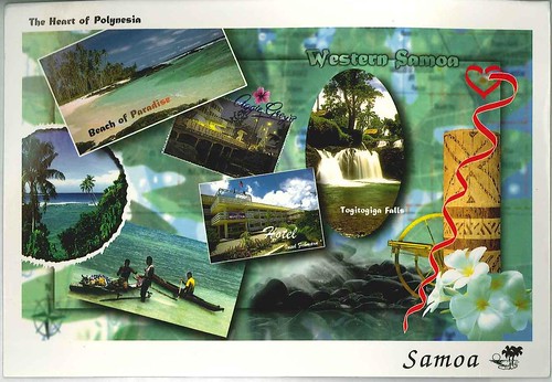 Card from Friends - Samoa Polynesia
