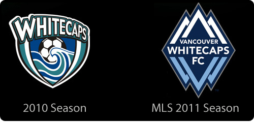 New Whitecaps logo for MLS 2011 season