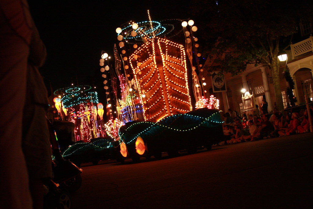 Parade at night