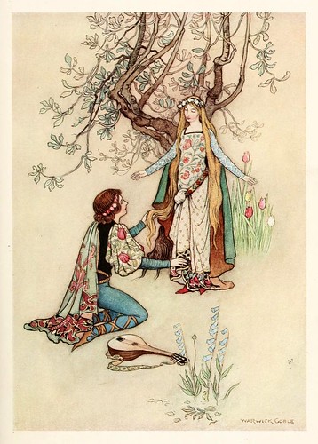 010-El mechon de pelo de Riquet-The fairy book  the best popular fairy stories -Goble Warwick 1913