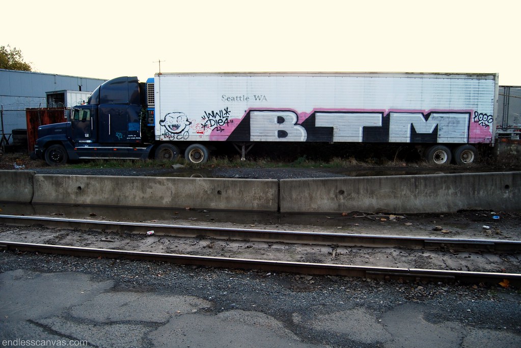BTM Truck Graffiti Seattle Washington 2006. 