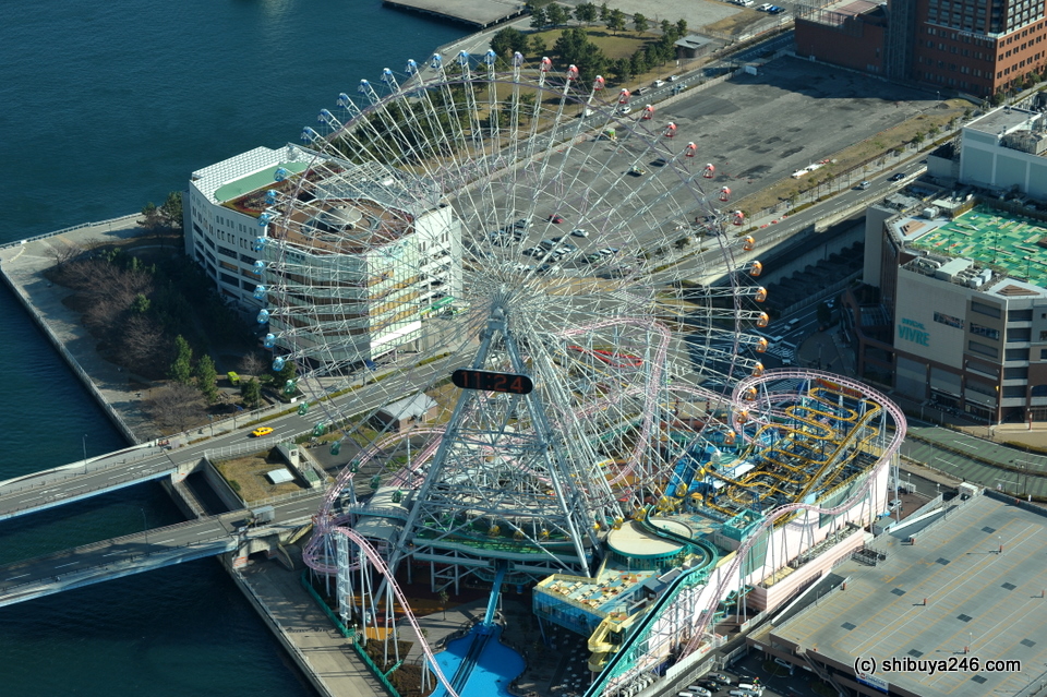 The Ferris Wheel at Cosmo World, Minato Mirai.