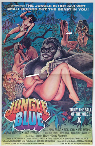 JUNGLE BLUE (1970) One Sheet