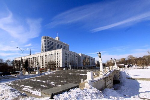 Weisses Haus, Regierungssitz von Russland in Moskau-4 ©  J
